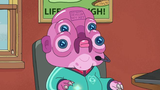 the app alien from rick and morty